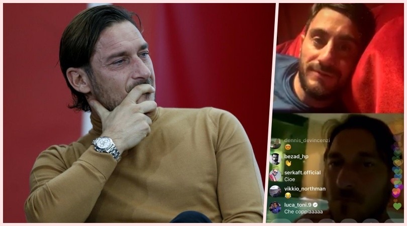 Totti a casa: corsa, piscina, videochiamate e film