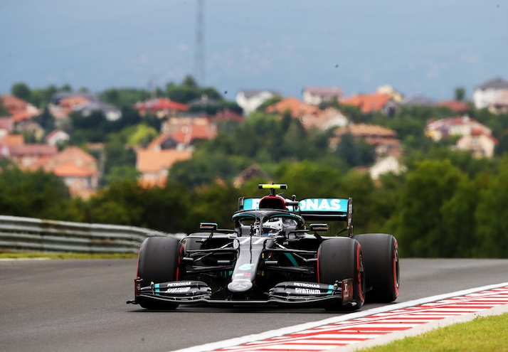 F1 Gp Ungheria Bottas Davanti Nelle Ultime Libere Leclerc Quarto