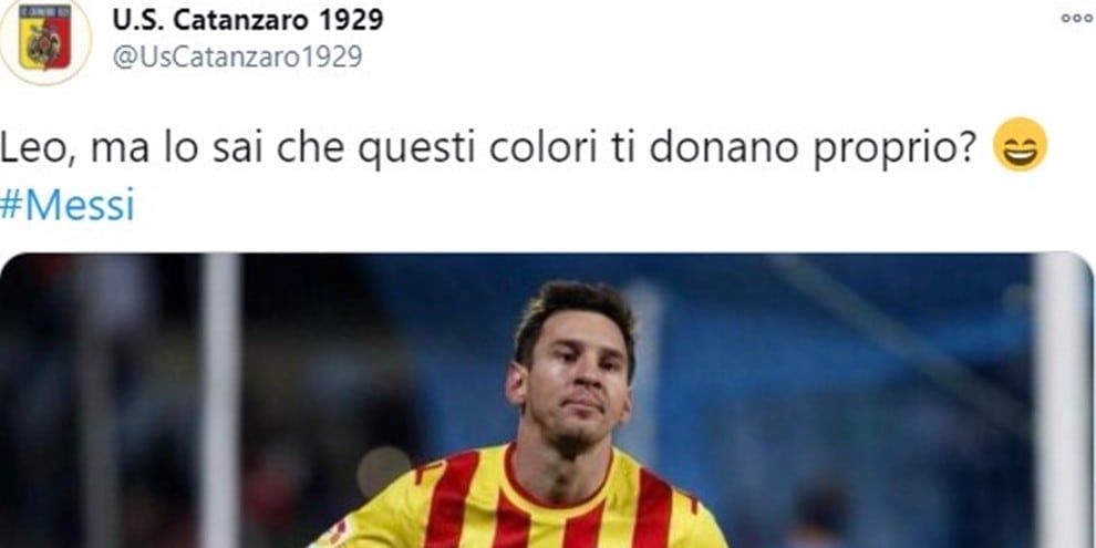 Il Catanzaro chiama Messi: