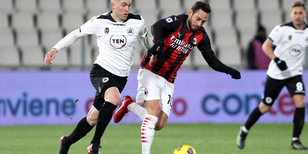 Spezia Milan 2 0 Il Tabellino