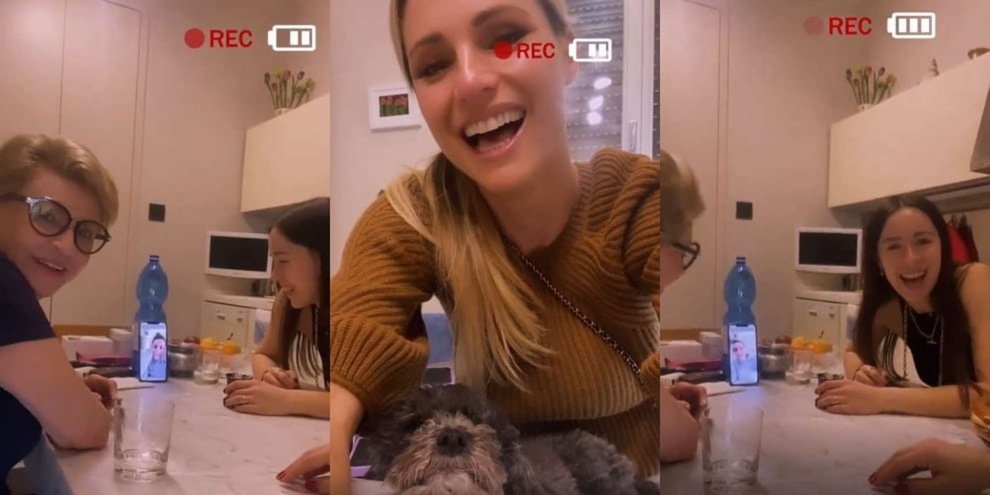 Michelle Hunziker e Aurora Ramazzotti: la videochiamata a Sara Daniele
