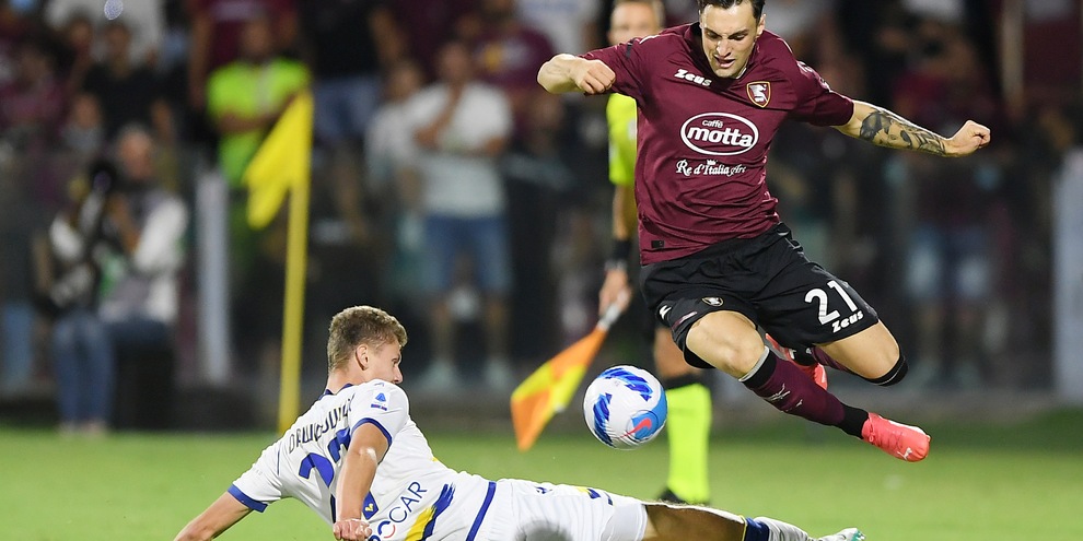 Salernitana verso il Napoli: Zortea out, faringotonsillite
