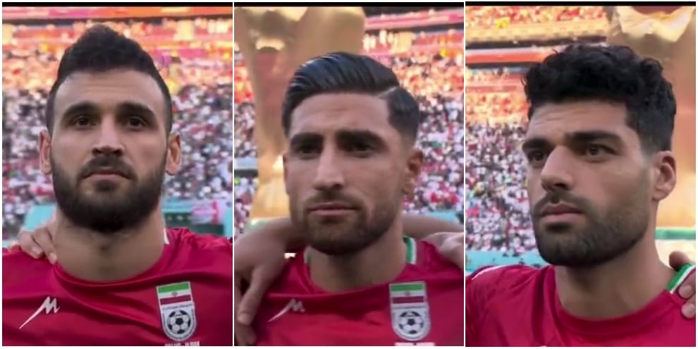 Iran, i calciatori non cantano l'inno prima della sfida con l'Inghilterra