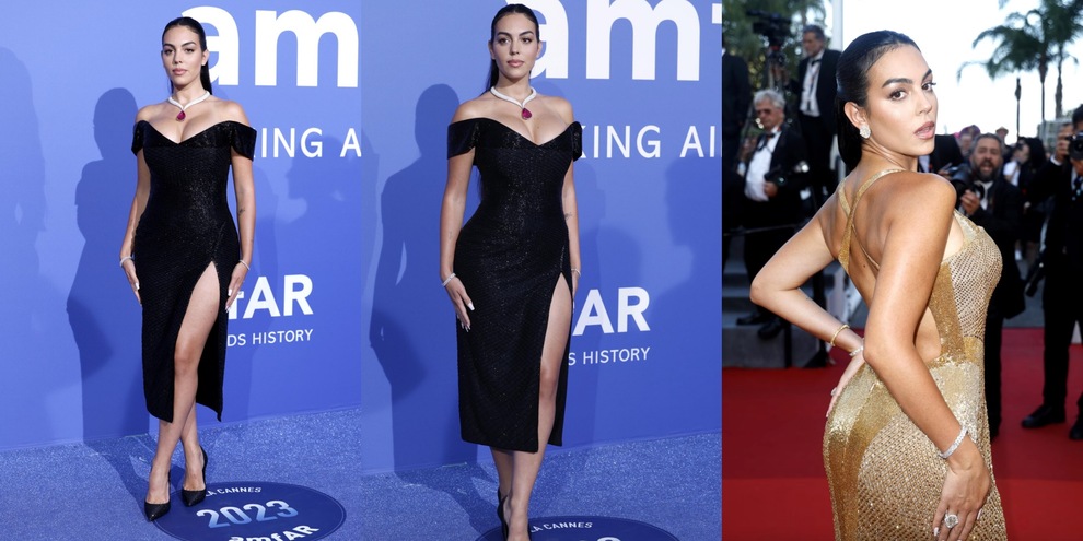 Georgina Rodriguez da urlo a Cannes incanta sul red carpet