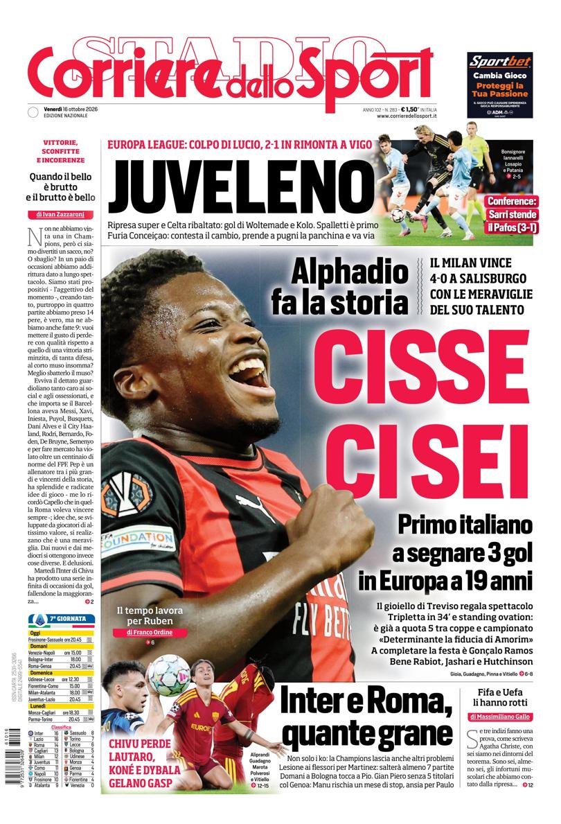 https://cdn.corrieredellosport.it/next/img/edizioni/cds/prima-pagina-naz-810x1189.jpg La prima pagina del Corriere dello sport